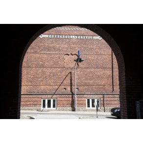 Forberedelsesskolen ved Hobrovej, set fra porten til trappen mod Danmarksgade