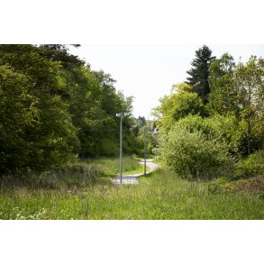 B�kkestien langs med Ladeg�rdb�kken i det nordlige Randers