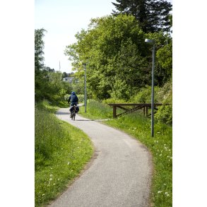 B�kkestien langs med Ladeg�rdb�kken i Randers