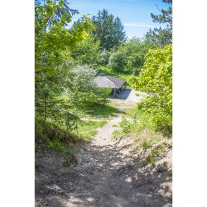 B�lhytte i naturomr�de Romalt Bakker ved Randers