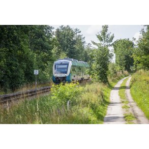 Arriva tog fra Viborg t�t p� Lang� Station