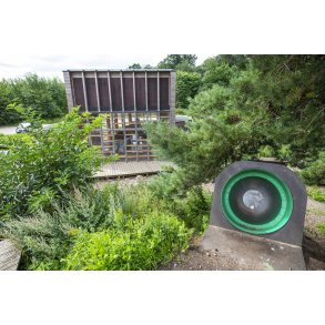 Legeplads med rutchebane ved Myretuen t�t p� Nordre F�lled i Randers