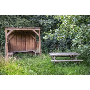 Bord b�nkes�t og opholdsrum p� Nordre F�lled i Randers