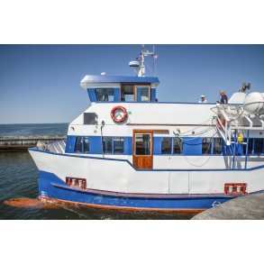 R�nbjerg-Liv� f�rgen Bertha-K forlader R�nbjerg havn