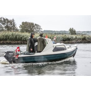 Motorb�d p� Randers Fjord