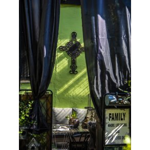 Privat kunstudstilling i Vestergade i Randers