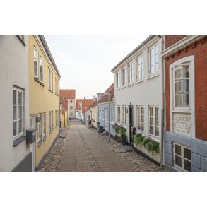 Gr�nnegade i Schousgade kvarteret i Randers