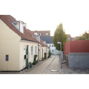 L�vstr�de i Schousgade kvarteret i Randers