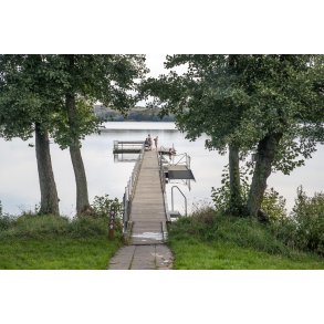 Efter�r/vinterbadning ved Fussing� S�