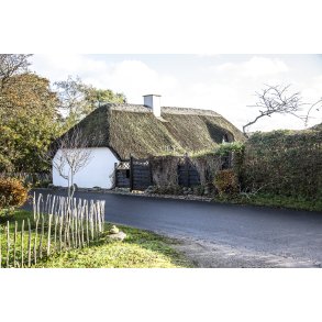 Landsby idyl i Svinding t�t p� �lum ved Randers