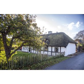 Landsby idyl i Svinding t�t p� �lum ved Randers