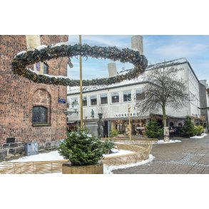 Jul og sne i Houmeden i Randers