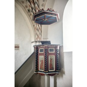 Pr�dikestolen i Sp�rring kirke