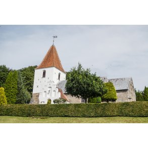 Gravlev kirke ved Gravlev s i Rebild Bakker