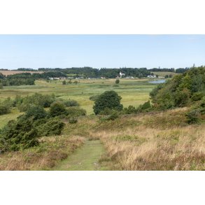 Udsigt fra Rebild Bakker mod Gravlev, Gravlev S og Lindenborg 