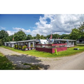 Campingpladsen Randers City Camp, ligger smukt i naturen ved N�rre� t�t p� Randers