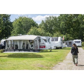 Campingpladsen Randers City Camp, ligger smukt i naturen ved N�rre� t�t p� Randers