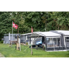 Campingpladsen Randers City Camp, ligger smukt i naturen ved N�rre� t�t p� Randers