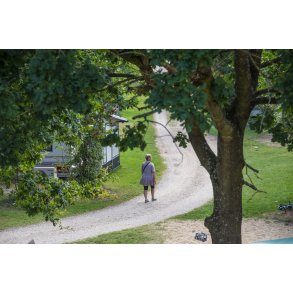 Campingpladsen Randers City Camp, ligger smukt i naturen ved N�rre� t�t p� Randers