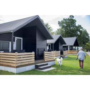 Campingpladsen Randers City Camp, ligger smukt i naturen ved N�rre� t�t p� Randers