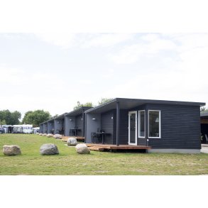 Campingpladsen Randers City Camp, ligger smukt i naturen ved N�rre� t�t p� Randers