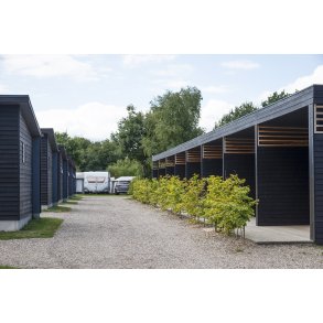 Campingpladsen Randers City Camp, ligger smukt i naturen ved N�rre� t�t p� Randers