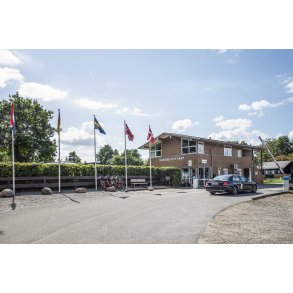 Campingpladsen Randers City Camp, ligger smukt i naturen ved N�rre� t�t p� Randers