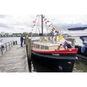 Lillebj�rn ved kaj i Randers havn