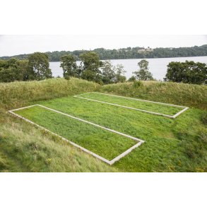 Hald Ruin, Hald Slot eller Bispens Hald. Borgruin p halv i Hald s ved Viborg