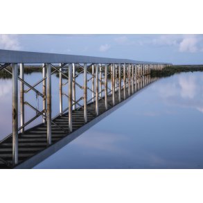 Badebro ved sommerhus omr�de i �ster Hurup