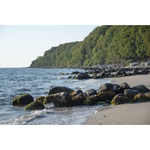 Ballehage Strand lidt syd for Tangkrogen i Aarhus