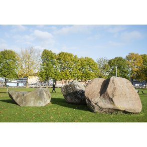 Tronholmparken ved Guden�en og Randers Havn