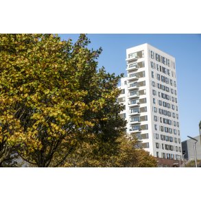 H�jhus for enden af �stervold i Randers