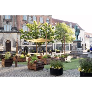 R�dhushaven p� R�dhustorvet i Randers