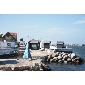 Havnemilj� med gallerier ced Frederik d. VII's kanal i L�gst�r havn