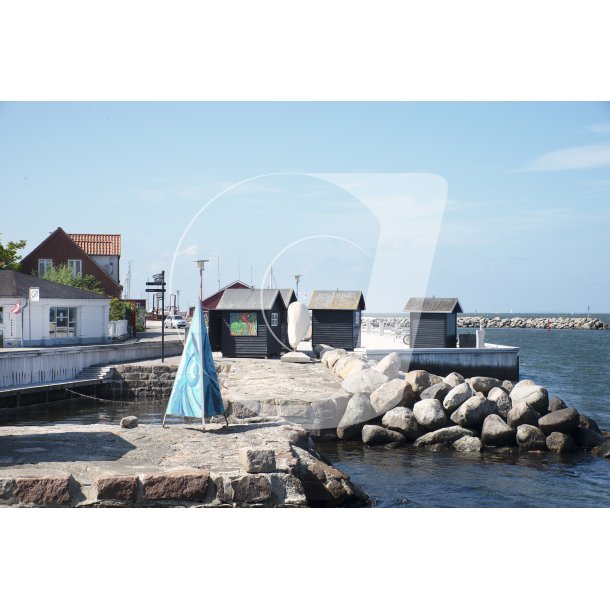 Havnemilj med gallerier ced Frederik d. VII's kanal i Lgstr havn