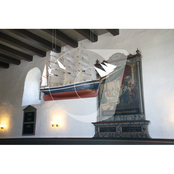 Kirkeskibet i Aggersborg kirke