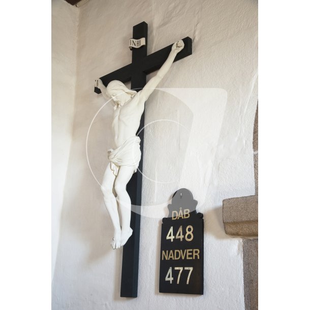 Kors ved Alter i Aggerborg kirke ved Limfjorden