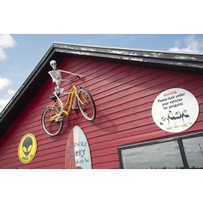 Cafe p Als Odde p nordsiden af Mariager Fjord ved udmundingen til Kattegat