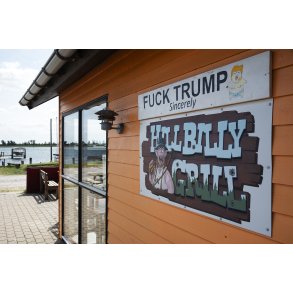 Cafe p� Als Odde p� nordsiden af Mariager Fjord ved udmundingen til Kattegat