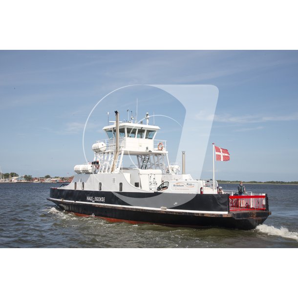 Hals-Egense frgen forlader Egense i retning mod Hals