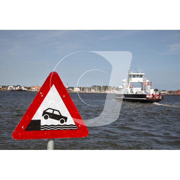 Hals-Egense frgen forlader Egense i retning mod Hals
