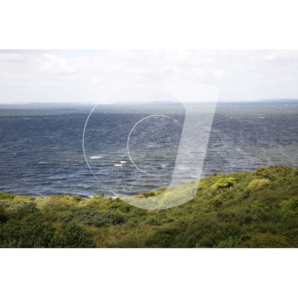 Udsigt fra den gule vandrerute p Liv over Limfjorden mod Fur