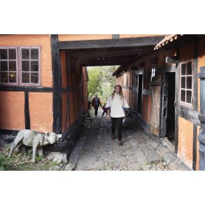 Farvergrden i Ebeltoft, hvor hunden venter p en godbid