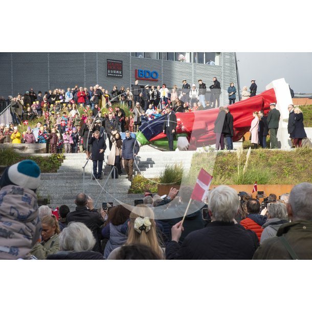 Det danske Kongepar ved "Bar Roma" i Randers