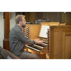 Christian Prstholm komponist og organist i Sct. Mortens Kirke i Randers