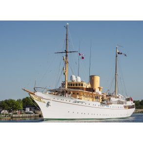 Kongeskibet Dannebrog i Randers Fjord