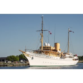 Kongeskibet Dannebrog i Randers Fjord