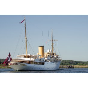 Kongeskibet Dannebrog i Randers Fjord