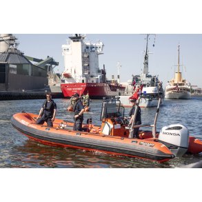 Sikkerhed ved Kongeskibet Dannebrogs ankomst til Randers